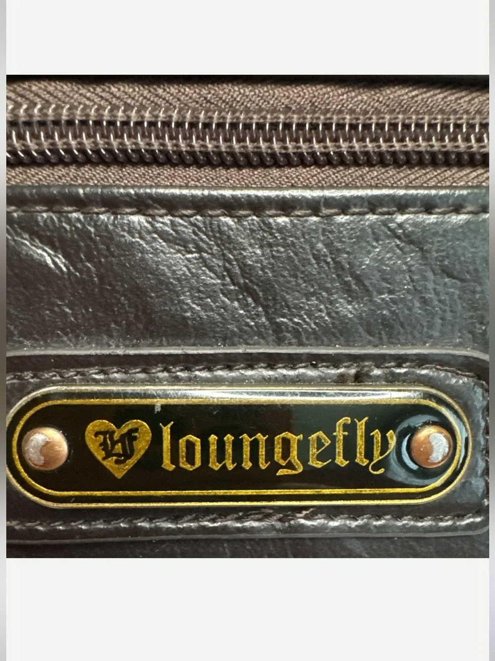 Loungefly vintage style embossed owl vegan leather tri-fold wallet